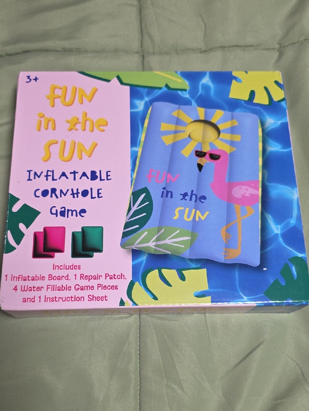 Fun in the Sun Inflatable Cornhole Game